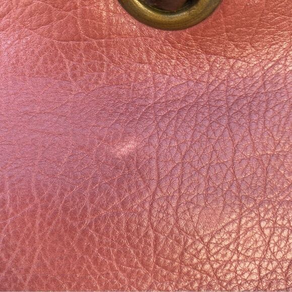 Plinio Visona Maroon/Animal Print Leather Reversible Tote/Crossbody Bag. NWT - Picture 13 of 14